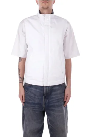Paul & Shark Jakke, Herre, Hvid, M, Uld, Hvid Yachting Vest med Lynlås