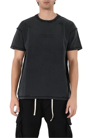 Purple Brand Top, Herre, Sort, 2XL, Bomuld, Sort Bomulds T-shirt Oversize Jersey