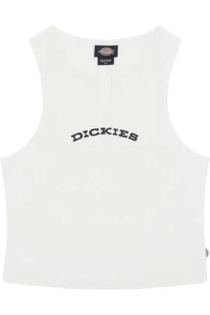 Dickies Top, Dame, Hvid, L, Uld, Ærmeløs hals top