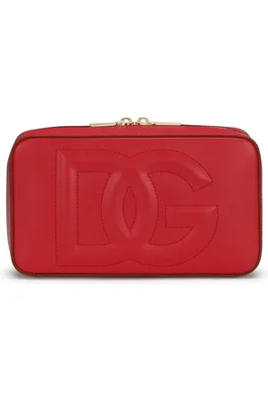 Dolce & Gabbana Taske, Dame, Rød, ONE SIZE, Uld, Rød Quiltet Læder Skuldertaske