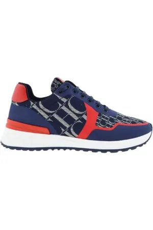 Carolina Herrera Sko, Dame, Blå, 37 EU, Canvas Santorini Runner Sneakers