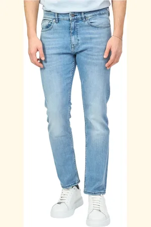 HUGO BOSS Jeans, Herre, Blå, W40, Denim, Blå Slim Fit Jeans