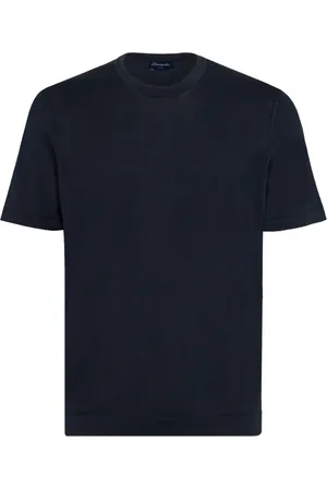 DRUMOHR Top, Herre, Blå, S, Uld, T-shirts
