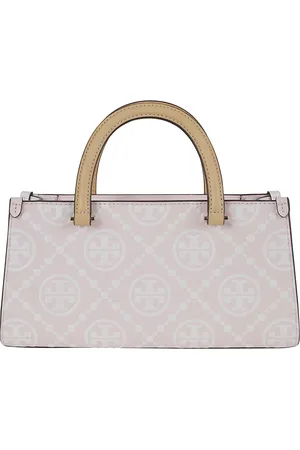 Tory Burch Taske, Dame, Lyserød, ONE SIZE, Monogram Præget Lille Tote Taske