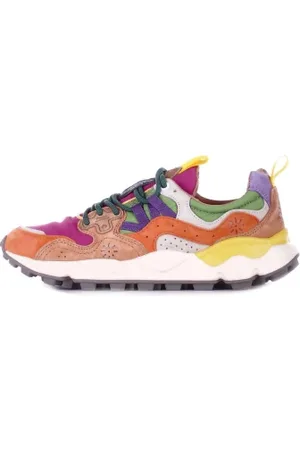 Flower Mountain Sko, Dame, Flerfarvet, 36 EU, Suede, Suede Gummisål Sneakers