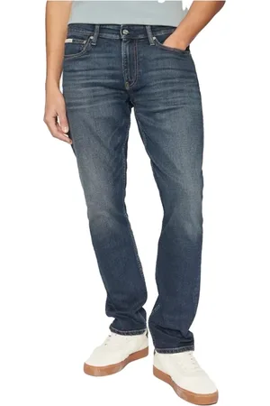 Calvin Klein Jeans, Herre, Blå, W29 L32, Bomuld, Slim Fit Bomuld Jeans - Blå