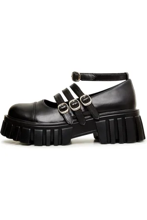 CESARE GASPARI Sko, Dame, Sort, 38 EU, Læder, Elegant Mary Jane Loafers i læder