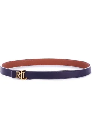 Ralph Lauren Tilbehør, Dame, Blå, L, Læder, Blå Bælter