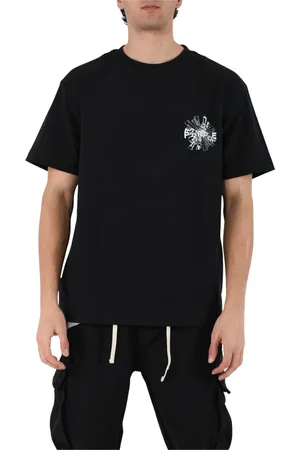 Purple Brand Top, Herre, Sort, M, Bomuld, Sort Bomulds T-shirt Oversize Jersey