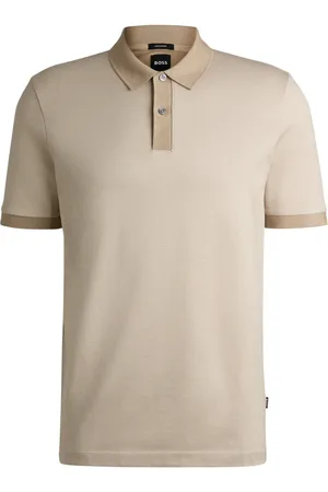 HUGO BOSS Top, Herre, , M, Bomuld, Bomuldspolo med 2 knapper