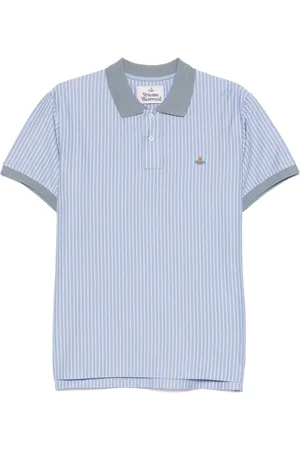 Vivienne Westwood Top, Herre, Hvid, XL, Hvid Polo Shirt med Orb Logo