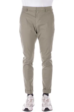 Dondup Bukser, Herre, Grøn, W36, Bomuld, Grønne Slim Fit Bukser