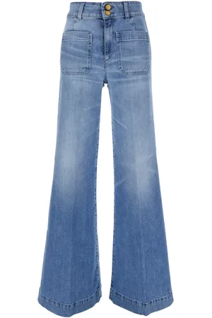 THE SEAFARER Jeans, Dame, Blå, W25, Bomuld, Blå Bomuld Bukser med Lommer