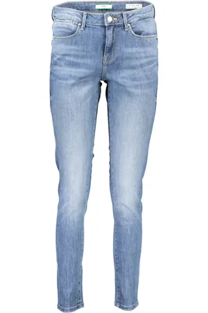 Guess Jeans, Dame, Blå, W25 L30, Slim-fit Jeans