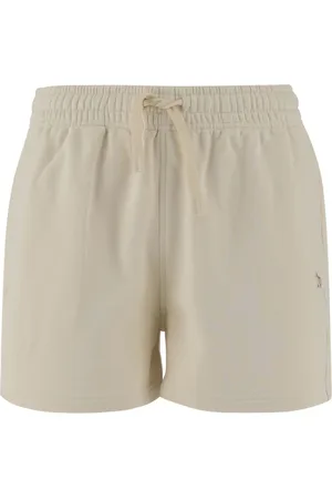 Maison Kitsuné Shorts, Dame, , M, Bomuld, Bomuld Elastisk Talje Shorts Elfenben