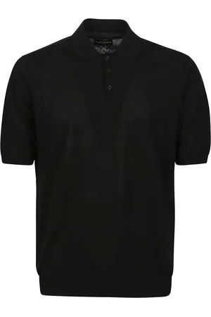 BALLANTYNE Top, Herre, Sort, 2XL, Bomuld, Polo Bluser