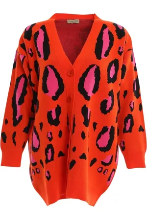 CESARE GASPARI Strik, Dame, , ONE SIZE, Bomuld, Oversized Cardigan