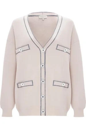 CESARE GASPARI Strik, Dame, , S/M, Polyester, Elegant Strik Cardigan