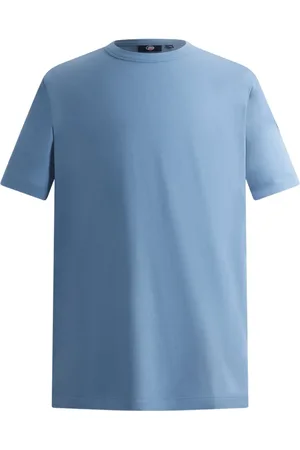 Fusalp Top, Herre, Blå, XS, Bomuld, Riviere III Herre Kortærmet T-Shirt