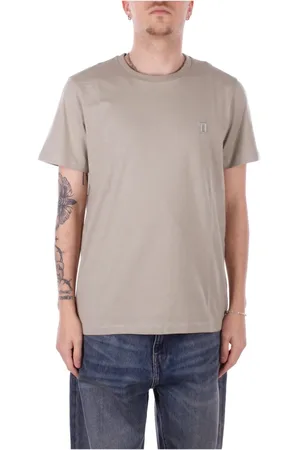 Dondup Top, Herre, Grøn, L, Bomuld, Logo Front T-shirts og Polos