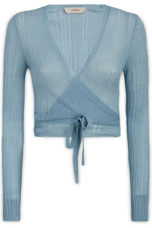 Jucca Strik, Dame, Blå, M, Uld, Sweatshirts