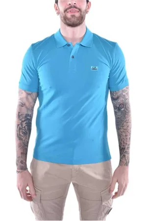 C.P. Company Top, Herre, Blå, XL, Premium Polo Shirt Tilføj Stil Til Garderobe