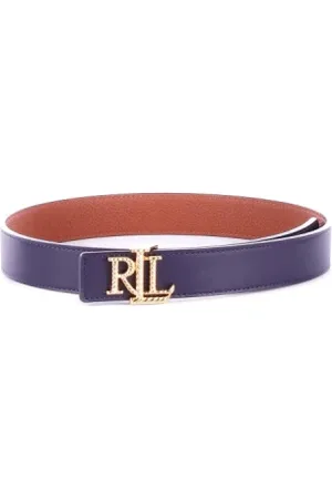 Ralph Lauren Tilbehør, Dame, Blå, XS, Læder, Bælter Blå