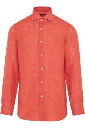 BARBA Skjorte, Herre, , 3XL, Linned, Italiensk Linnedskjorte til Mænd