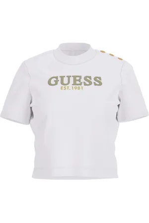 Guess Top, Dame, Hvid, M, Hvid dame T-shirt