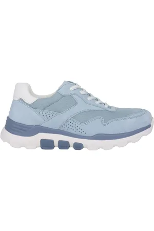 Gabor Sko, Dame, Blå, 37 EU, Blå rullende sneaker til kvinder