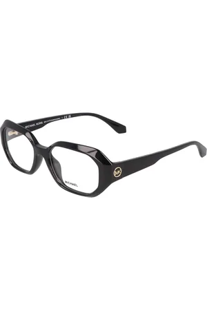 Michael Kors Tilbehør, unisex, Sort, 52 MM, Moderne firkantede briller