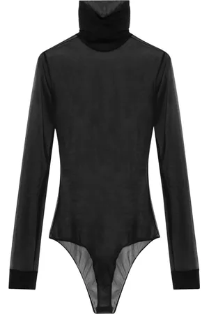 Maison Margiela Top, Dame, Sort, XS, Uld, Stilfuld Top Body til dig