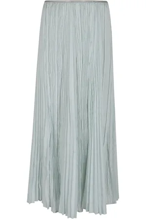 FORTE FORTE Nederdel, Dame, Grøn, S, Plissé Sarong Nederdel