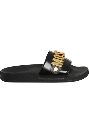 Moschino Sko, Dame, Sort, 37 EU, Enkle Slides uden Lukning