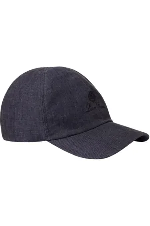 Loro Piana Tilbehør, unisex, Blå, M, Bomuld, Oceanic Baseball Cap, Forår/Sommer Kollektion