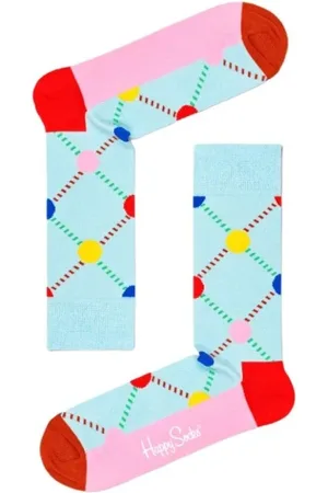 Happy Socks Undertøj, Dame, Flerfarvet, S, Bomuld, Multifarvede prikker bomuldsblandet undertøj