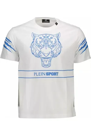 Philipp Plein Top, Herre, Hvid, 2XL, Bomuld, Hvid Bomuld Herre T-Shirt