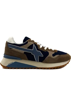 W6YZ Sko, Herre, Flerfarvet, 44 EU, Blå Yak Sneakers Forår Sommer 2025