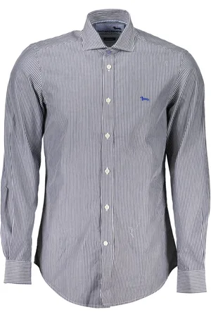 HARMONT&BLAINE Skjorte, Herre, Blå, 2XL, Bomuld, Tøj