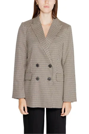 ONLY Jakke, Dame, , L, Polyester, Ternet Blazer med knaplukning