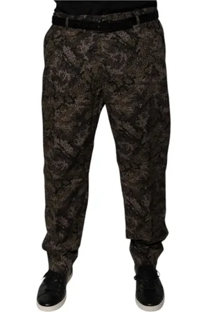 Dolce & Gabbana Bukser, Herre, Flerfarvet, 2XL, Bomuld, Camouflage Bukser