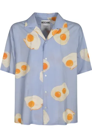 Moschino Skjorte, Herre, Flerfarvet, M, Uld, Stilfulde Skjorter Kollektion