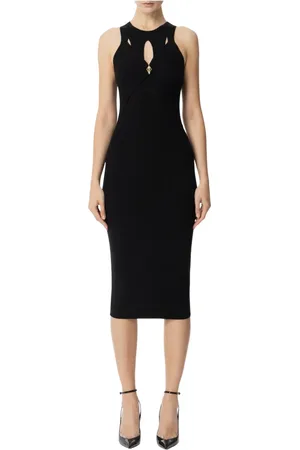 Elisabetta Franchi Kjole, Dame, Sort, S, Elegant Modekollektion