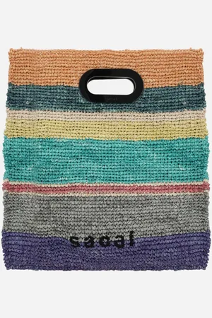 SACAI Taske, Dame, Flerfarvet, ONE SIZE, Uld, Stribet Multifarvet Shoppingtaske