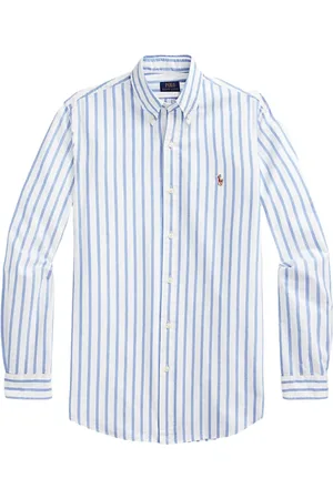 Ralph Lauren Skjorte, Herre, Blå, 2XL, Afslappet Skjorte