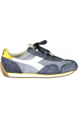 Diadora Sko, Dame, Flerfarvet, 36 1/2 EU, Bomuld, Blå Snøresneakers
