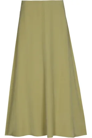 Marie Méro Nederdel, Dame, Grøn, XL, Grøn A-line Lang Nederdel
