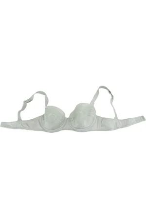 Dolce & Gabbana Undertøj, Dame, Grøn, XS, Blomstret Blonde Balconette Bh Grøn