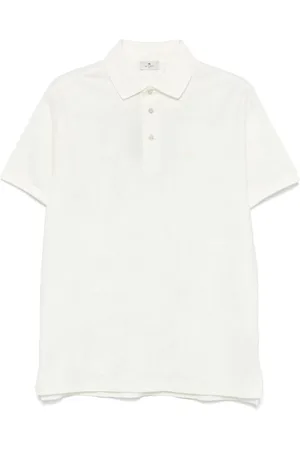 Etro Top, Herre, Hvid, 2XL, Bomuld, Afslappet Bomuld T-Shirt i Blå