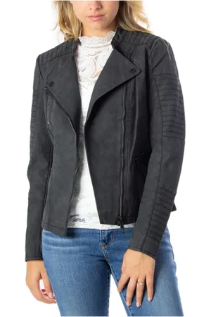 ONLY Jakke, Dame, Sort, S, Uld, Sort Dame Blazer med Lynlås